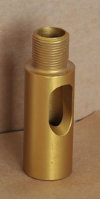 M93 threaded adapter, gold anodized