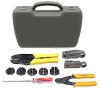 Crimp tool and die set kit for LMR-400