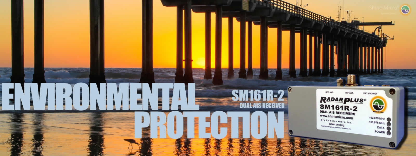 Environmental Protection SM161R-2 Dual AIS Receiver Shine Micro, Inc.