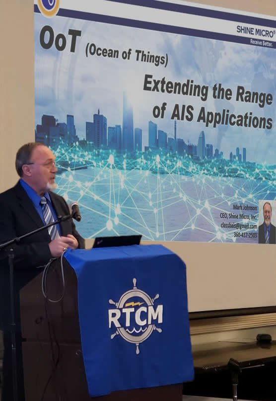 Shine Micro presents Weather over AIS at RTCM 2019