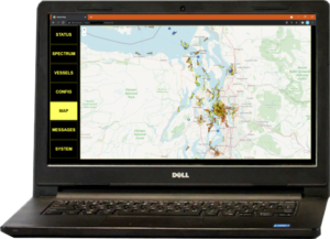 Interactive Map feature of SM1680 on Network Display